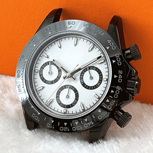 Orologio cronografo impermeabile da uomo della <span class=keywords><strong>serie</strong></span> <span class=keywords><strong>Panda</strong></span> da 39mm con vetro zaffiro blu di Diconna, il modello IT è dotato del movimento VK63. - Product Image 1