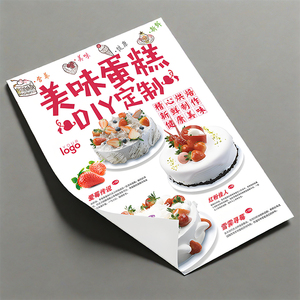 Glossy nhiều lớp sản phẩm kinh doanh tờ rơi chèn thẻ in ấn - Product Image 4