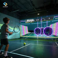 Aire de jeux intérieure AR Sport avec plus de 20 jeux interactifs multi-balles, écran tactile LED, garantie de 3 ans pour plusieurs utilisateurs