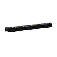 Carte adaptateur d'extension Lesozoh PCI-E Express 5.0 16X mâle-femelle anti-interférences électromagnétiques pour ordinateur portable/de bureau