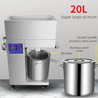 Presse à huile domestique en acier inoxydable 20-30 kg/h pour le soja, les arachides et le colza, facile à utiliser