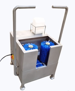 Station d'hygiène et de désinfection automatique pour chaussures de usine alimentaire avec désinfection des mains - Product Image 5