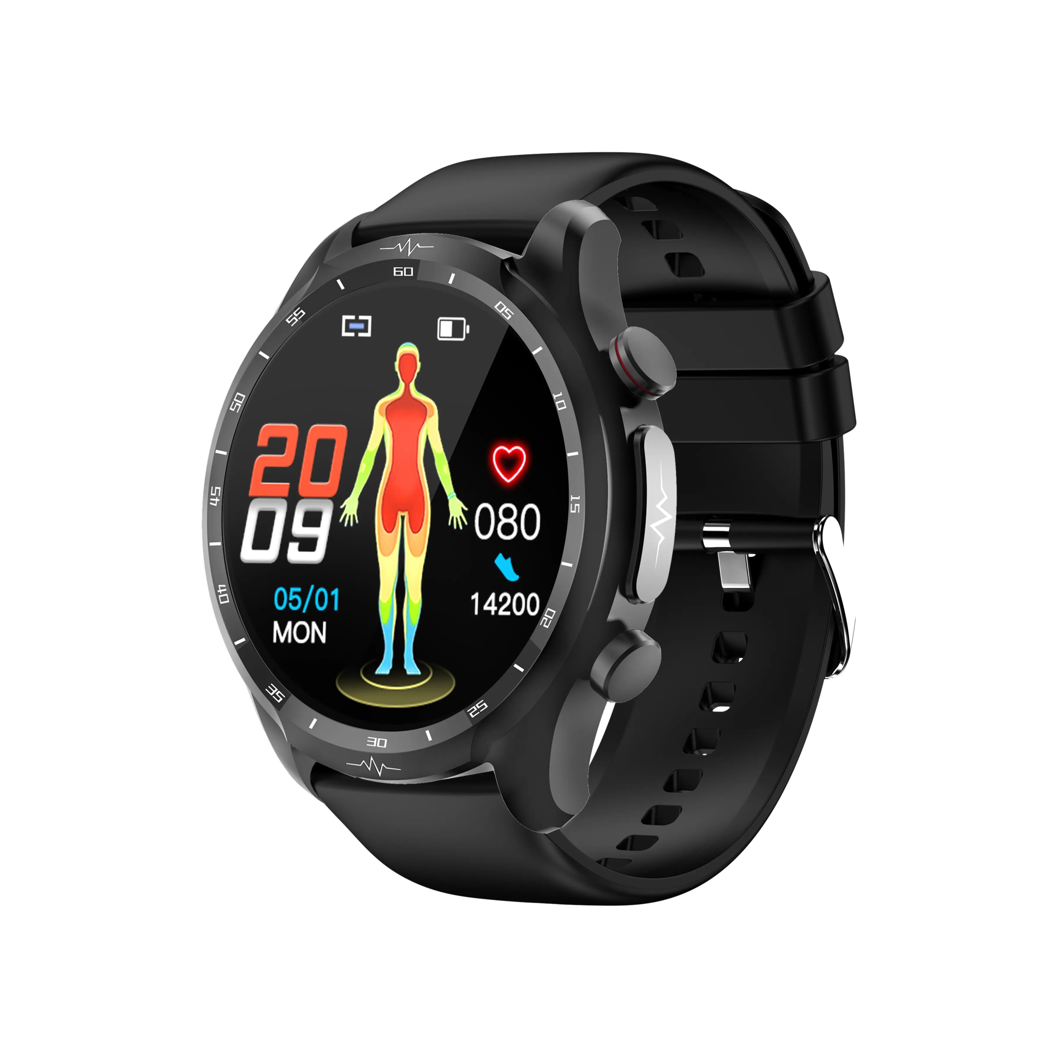 Latest Model Smart Watch WaterProof IP68 Round Big Screen Digital Watch Mens Sport Smart Watches Android Ios For Men Women