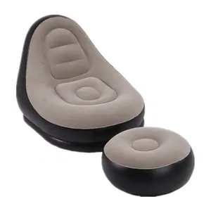 Phổ biến gấp thể hiện Inflatable sofa với bơm điện Inflatable footstool sofa đồ nội thất