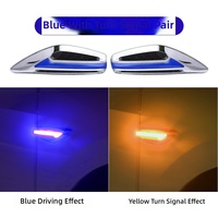 Nouveaux clignotants LED dynamiques universels pour pare-chocs de voiture, boîtier ABS étanche, jaune, 6V