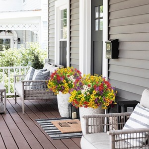 Fiore Artificiale di Eucalipto Viola Adatto per Varie Scene, Come Decorazione di Casa e Giardino. Paesaggistica - Product Image 2