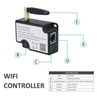 Luz LED de cultivo de 0-10V, temporizador regulable, sistema de controlador con cable, controlador de grupo de control maestro