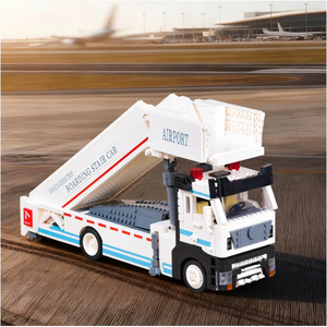 Fashionable New Boarding Stair Car ABS <b>Plastic</b> Creative Building <b>Block</b> Figurine Toy for Ages - Product Image 1
