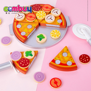 BBQ Game Pizza Oven <strong>Food</strong> DIY <strong>Toy</strong> Pretend Play Preschool <strong>Wood</strong> - Product Image 5