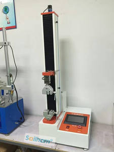 Tek sütun tasarımı ile plastik Film kauçuk tekstil evrensel çekme güç testi makinesi - Product Image 2