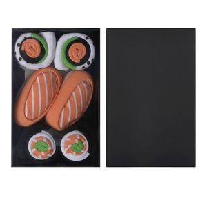 Calcetines Divertidos Personalizados con Diseño de Comida, Estilo Japonés, Calcetines Lindos para Mujer con Empaque Creativo - Product Image 5