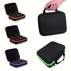 High Quality Customized Wholesale <b>Waterproof</b> Leather Essential Oils Carrying case for 30 Bottles with Hard <b>Foam</b> Inserts - Product Image 1