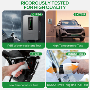 Charge rapide en 30 minutes |   Station de recharge rapide pour véhicules électriques DC 20kW-40kW |   Borne de recharge murale intelligente avec application mobile et RFID pour les maisons et les commerces haut de gamme - Product Image 2