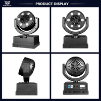 Machine à bulles LED RGBY à tête mobile, étanche IP65, 90W, avec télécommande DMX, pour spectacles et événements sur scène