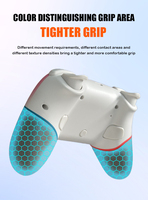 Controlador inalámbrico con función de vibración de doble motor para Smart TV Tablet PC Switch Android BT Gamepad