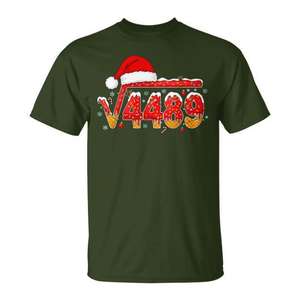 Camiseta Meme Christmas Square Root 4489 para profesores de matemáticas - Product Image 1
