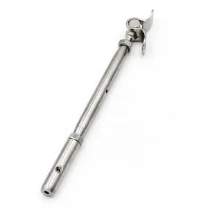 Tensor de acero inoxidable Terminal Swageless, accesorio de cuerda de alambre, tornillo de aparejo, palanca de cubierta, de autoensamblaje Terminal, 3 tornillos