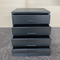 Classeur de table en métal coloré à 4 tiroirs mini classeurs de bureau en gros