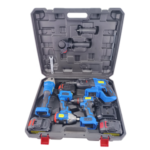 Kaqi Tools TS-821-4IN1 Elektrowerkzeug-<span class=keywords><strong>Set</strong></span> 21V 4-in-1 Bürstenloser Bohrschrauber Schlagbohrer Schraubenschlüssel Winkelschleifer Werkzeugset Heimwerker-Kit - Product Image 4