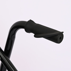 Rising <b>Walker</b> Rollator With Seat And Wheels For Mobility Assistance Black <b>Folding</b> Design - Product Image 3