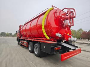 Factory Sale Sinotruk Sewer Vacuum <b>Suction</b> & Jetting Truck, Euro 2 Export Customized, Multifunctional High Horsepower - Product Image 3