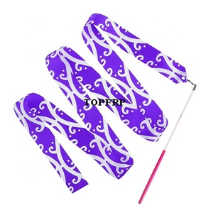 Rubans de gymnastique rythmique colorés pour enfants, rubans ondulants dansants - Product Image 4