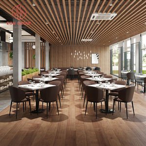Moderne Restaurant Meubelset Hotel Cafe Fastfoodcabine Zitplaatsen Halve Cirkel Eetbank Marmeren Tafelstoelen - Product Image 2