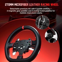 Volant de jeu de course PXN-V10 Ultra compatible avec PC/XBOXOne/XBOXSeries/PS4