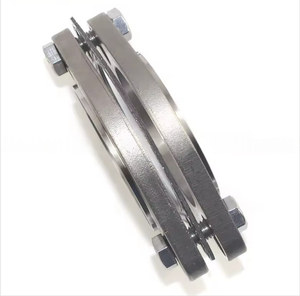 Accessoires automobiles Yueyang, kit de bride d'échappement à deux trous soudés, matériau en amiante, haute résistance, résistance à la corrosion thermique, poli - Product Image 4