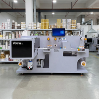 Imprimante d'étiquettes UV jet d'encre rouleau à rouleau Nexus 350J tout-en-un avec laminage, découpe, récupération des déchets et refendage