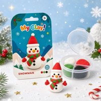 Kit de pâte à modeler saisonnière, ensemble créatif d'activités artistiques en argile pour enfants, cadeau idéal pour les activités manuelles