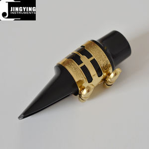 2022 Jingying Musik Saxophon-Teile, Ein Set Bakelit-Altsaxophon-Mundstücke mit Reinkupfer-Kappe und Clips - Product Image 5