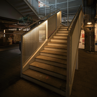 Escalier en colimaçon sur mesure pour la décoration intérieure des maisons et appartements, avec rampe en fer forgé et marches en bois antidérapantes