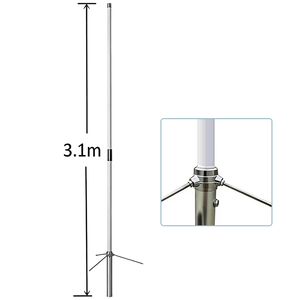 เสาอากาศสถานีฐานไฟเบอร์กลาสแบบสองย่านความถี่ 144/430MHz Diamonds Omni Dual Band VHF UHF X300 - Product Image 2
