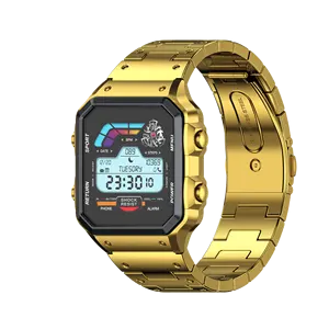 男性用ライフウォッチHDスクリーンウォッチスマートウォッチBTコーリングスマートウォッチ2024ファッションビジネスクロック新しいスポーツ腕時計
