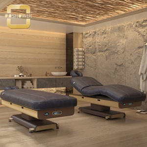 <span class=keywords><strong>Table</strong></span> d'épilation au laser électrique marron de luxe avec traitement Microneedling Fourniture de salon de beauté avec propriétés de massage - Product Image 2