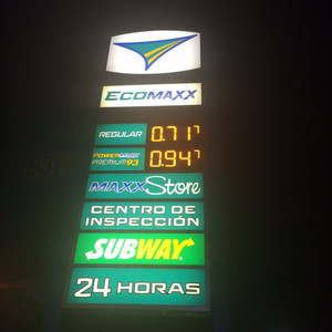 Bảng Chữ Số LED Đơn Màu Vàng Ấm 12Inch Giá Xuất Xưởng Màn Hình Hiển Thị LED <span class=keywords><strong>7</strong></span> Đoạn Ngoài Trời Cho Trạm Xăng Màn Hình Thay Đổi Giá LED - Product Image 2