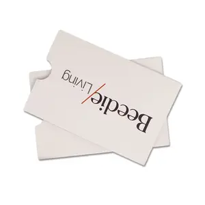 Funda de plástico personalizada para tarjetas, funda para tarjetas de juego, tarjetero de regalo