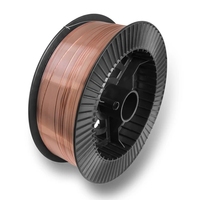 Fil de soudure en alliage de bobine de 12mm 15kg fil de soudure en cuivre ER70S-6 carbone vente en gros