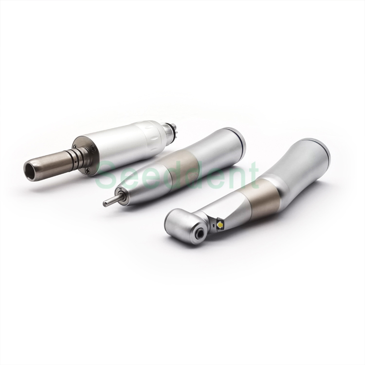 LED Internal Water Spray Dental Low Speed Kit / 1:1 LED Contra Angle Low Speed Dental Handpieces