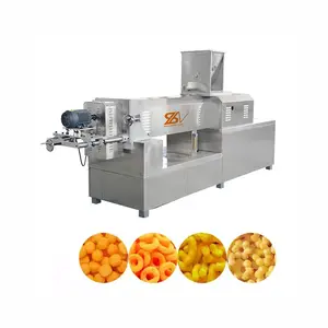 Puffed Snacks Food Machine Extruder Curry Puff Making Machine Corn Puff Small Snack Pellets Making Machine For Sale