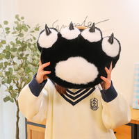 Pasokan Grosir Langsung Pabrik Sarung Tangan Boneka Cakar Binatang Mini Lucu Kawaii Lembut, Hadiah Kejutan Anak, Bantal Boneka