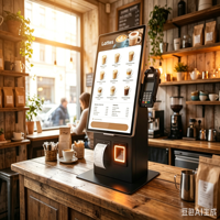 Kiosque de commande automatique de 15,6 pouces pour comptoir de restaurant, kiosques de commande McDonald's, terminal de point de vente en libre-service