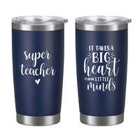 Tasses isothermes sous vide pour vin, mugs à double paroi en acier inoxydable, personnalisables par impression laser, revêtement poudré, 20 oz, minimalistes avec couvercle