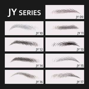 NUEVO Magic 4D Hair-like <span class=keywords><strong>Eyebrow</strong></span> Tattoo <span class=keywords><strong>Sticker</strong></span> Cejas postizas Maquillaje duradero a prueba de agua Pegatinas para cejas a base de agua - Product Image 2