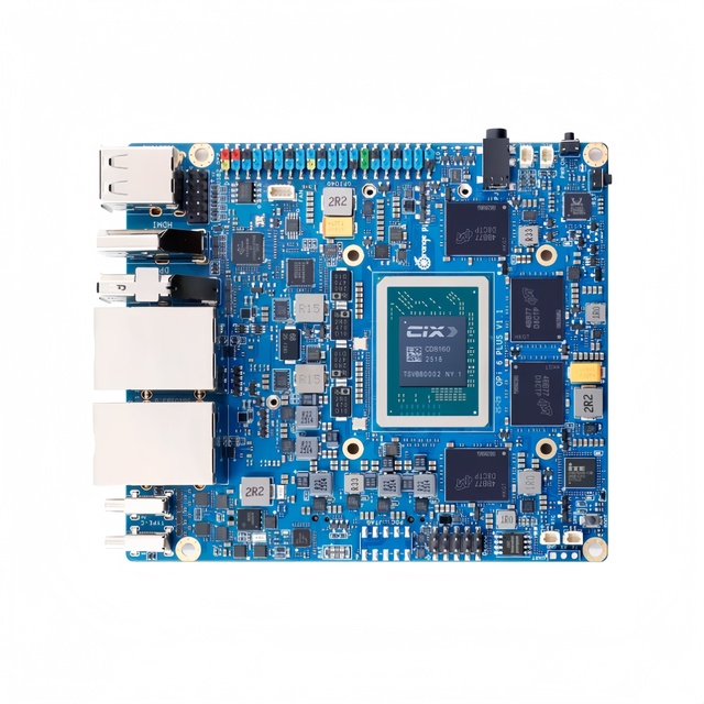 OrangePi 6 Plus CIX CD8180/CD8160 SoC 16GB/32GB/64GB LPDDR5 RAM 45 TOPS AI Compute Development Board
