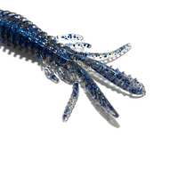 Leurre souple en PVC haute élasticité, imitation crevette, pour la pêche à la carpe, au bar, au cabillaud, en eau salée et en eau douce, en lac et en ruisseau