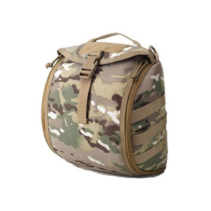 Bolsa Táctica de Nailon para Casco de Motocicleta, Organizador Clásico de 1-3 Compartimentos, 23*15*32cm, <span class=keywords><strong>Kit</strong></span> de Primeros Auxilios para Deportes al Aire Libre - Product Image 2