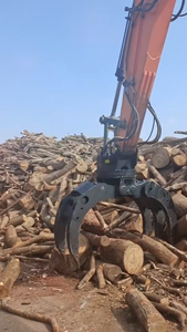<span class=keywords><strong>Grappin</strong></span> à bois rotatif hydraulique Eddie pour pelle sur chenilles pour machines de 4 à 6 tonnes Déchargement maximal 1500kg Moteur à noyau à usage <span class=keywords><strong>forestier</strong></span> - Product Image 6