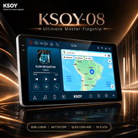 KSOY Radio Mobil Android 16 Android Auto Wireless CarPlay Layar Sentuh QLED Navigasi GPS DSP Pemutar Multimedia 4G LTE WiFi 6